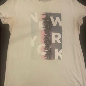 Aeropostale Classic Crew Cream T-Shirt